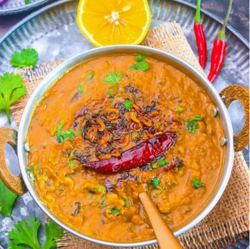 Daal Fry RiceGarlicNaan
